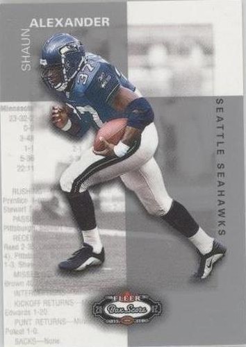 2002 Fleer Box Score Shaun Alexander #24