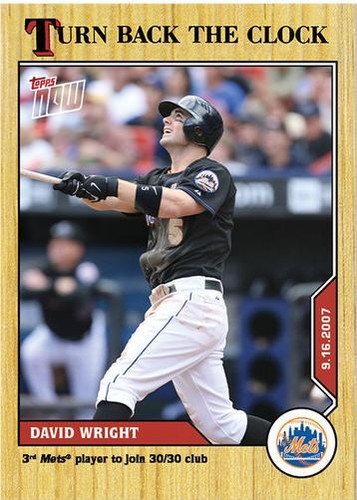 2020 Topps Now Turn Back the Clock - David Wright #170