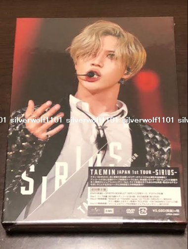 新品未開封 テミン/TAEMIN JAPAN 1st TOUR～SIRIUS～ TAEMIN (SHINee) Japan Live [TAEMIN Japan 1st TOUR SIRIUS