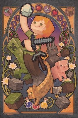minecraft - alex nouveau poster - 24x36 - 14518