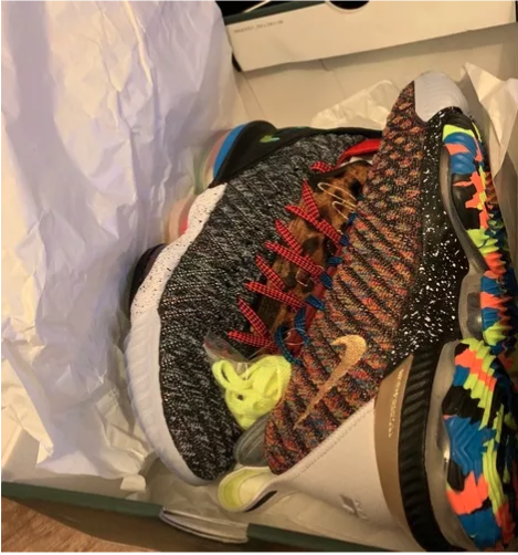 Nike LeBron XVI LMTD EP 16 What The 1 Thru 5 - Men's Size US 9 (BQ6582-900)