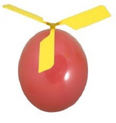 BALLOON HELICOPTER Flying Party Bag Stocking Filler Toy Indoor Outdoor Fun!
