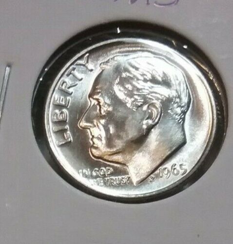 1965 Roosevelt Dime  P - BU - Uncirculated - SMS