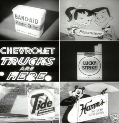 Television TV Commercials Classic 1940s To 1960s DVD