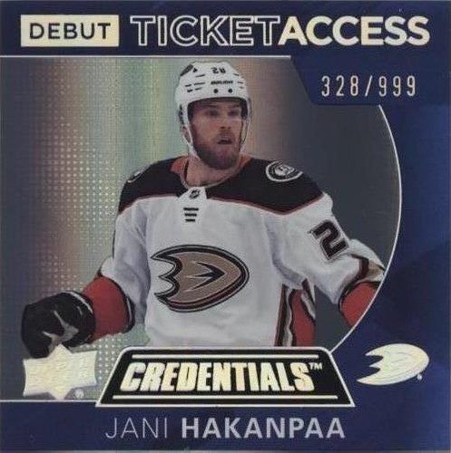 2021-22 Upper Deck Credentials Ice Hockey Trading Cards