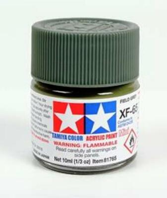 Tamiya 81765 Acrylique Modèle Peinture XF-65 Domaine Gris 10ml Pot T48 Après
