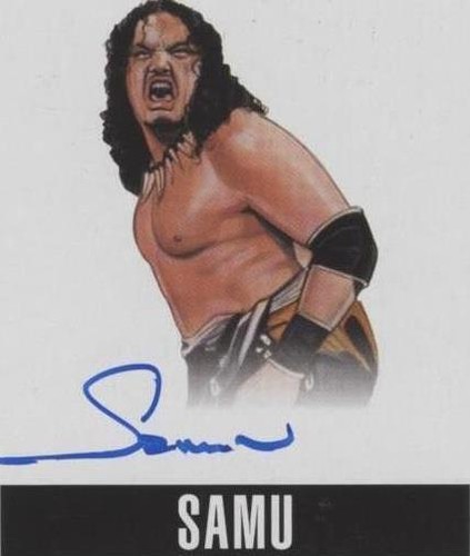 2014 Leaf Originals Wrestling - Samu #S2
