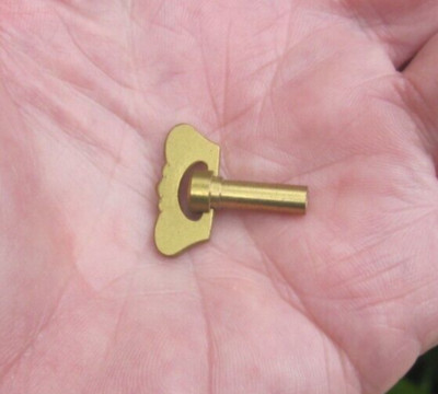 Winding key for music box vintage treaded wind key 1/2'' long post or shaft