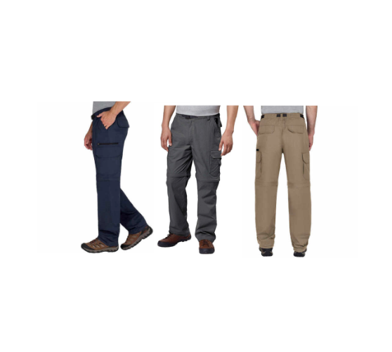 's Relaxed Fit Stretch Convertible Pants Variety #364