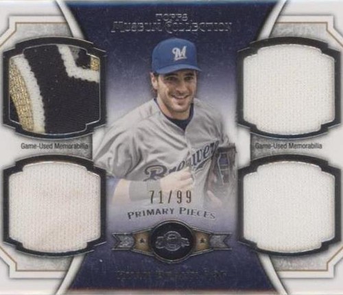 2012 Topps Museum Collection - Ryan Braun #PPQR-RB
