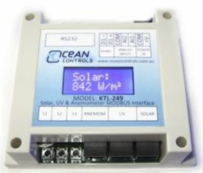 [ Ocean Controls KTL-249 ] UV-Solar-Wind Modbus Module with LCD