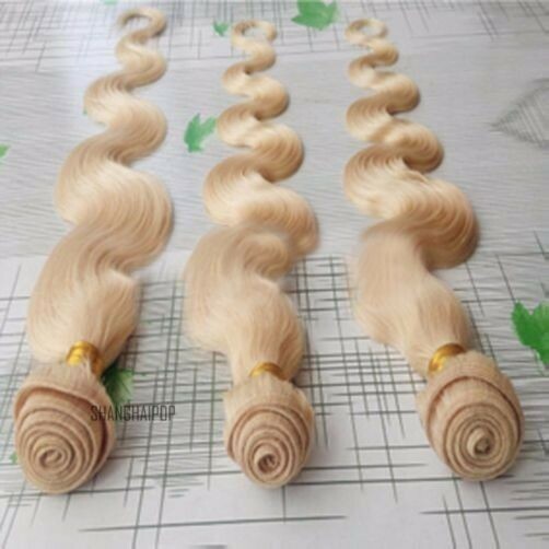 1-x-blonde-100-human-remy-hair-extension-weft-clip-in-body-wave-wavy-828
