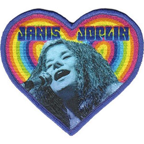 JANIS JOPLIN - HEART - EMBROIDERED PATCH - BRAND NEW - MUSIC BAND 4470