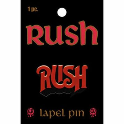 RUSH - BAND LOGO - ENAMEL LAPEL/HAT PIN - BRAND NEW - MUSIC 0168