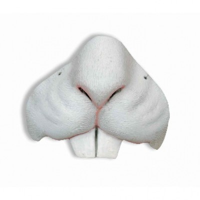 Deluxe BUNNY RABBIT NOSE Latex Rubber Buck Teeth Animal Costume Mask Toy Funny