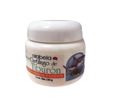 Crema con Cartilago de Tiburon para dolor de Rodillas, pies y manos de Arabela