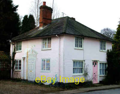 Photo 6x4 Trompe l'oeil house, Yoxford The effect is starting to fade, es c2009
