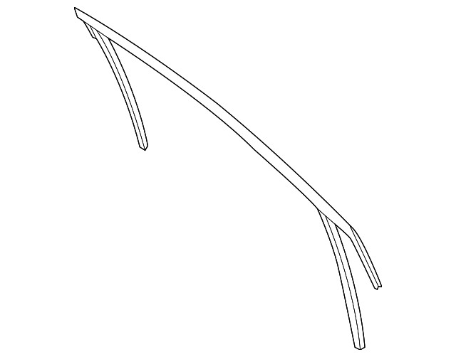 Genuine Front Right Window Channel Run Channel GJ5Z-7821596-B