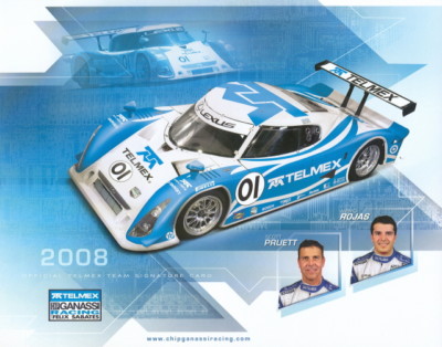 2008 Chip Ganassi Racing Lexus Daytona Prototype DP Grand Am Hero Card