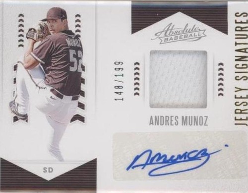 2020 Panini Absolute - Andres Munoz #AJS-AM
