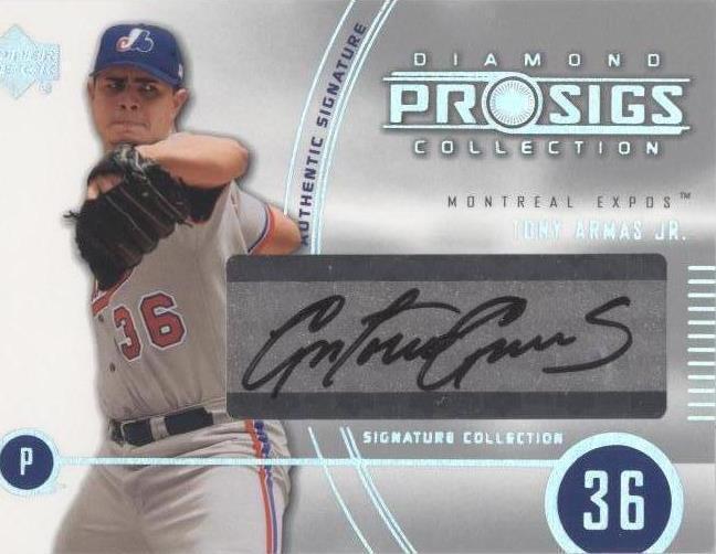 2004 Upper Deck Diamond Collection Pro Sigs - Tony Armas #234