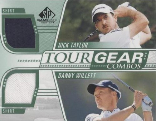 2021 SP Game Used - Danny Willett Nick Taylor #TG2-WT