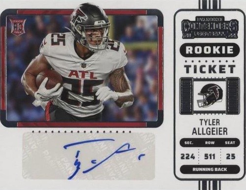 2022 Panini Contenders Tyler Allgeier #221