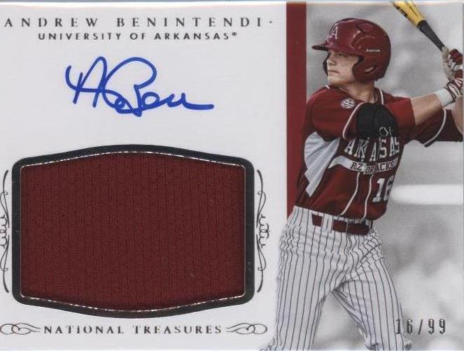 Panini National Treasures College 2015 - Andrew Benintendi #AB