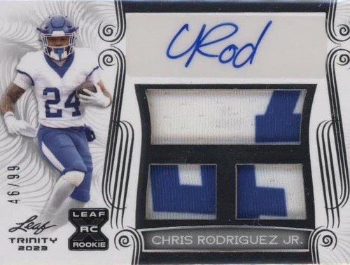 2023 Leaf Trinity Chris Rodriguez Jr. #TA-CRJ