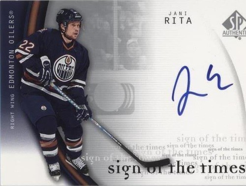 2005-06 SP Authentic - Jani Rita #JA