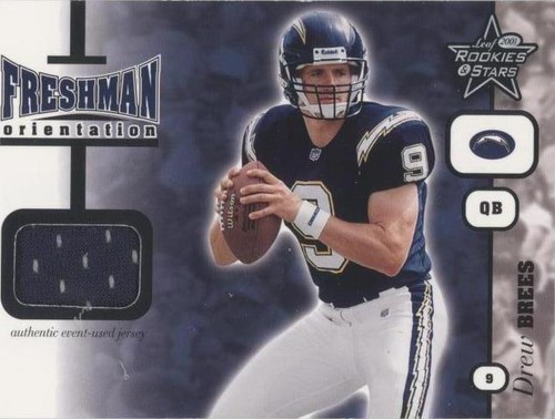 2001 Leaf Rookies & Stars Drew Brees #FO2