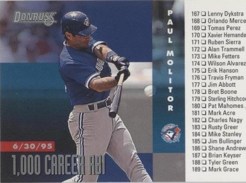 1996 Donruss - Paul Molitor #325