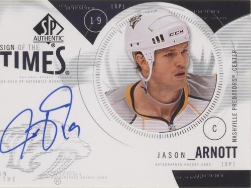 2009-10 SP Authentic - Jason Arnott #ST-JA
