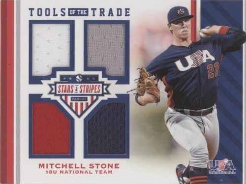 2017 Panini USA Baseball Stars & Stripes - Mitchell Stone #37