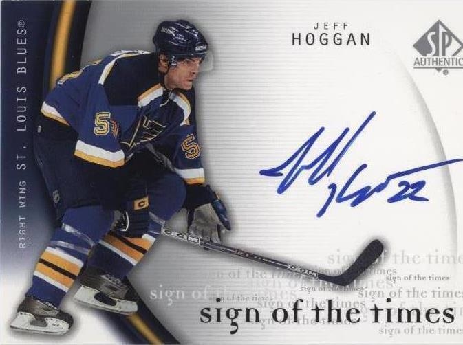 2005-06 SP Authentic - Jeff Hoggan #HG