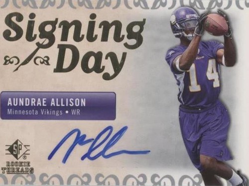 2007 SP Rookie Threads Aundrae Allison #SDA-AA