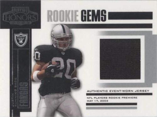 2003 Playoff Honors Justin Fargas #213