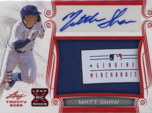 2023 Leaf Trinity - Matt Shaw #PA-MS1