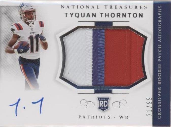 2022 Panini National Treasures Tyquan Thornton #CRPA-TT