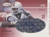 2003 SAGE Willis McGahee #A29