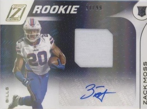 2020 Panini Zenith Zack Moss #106