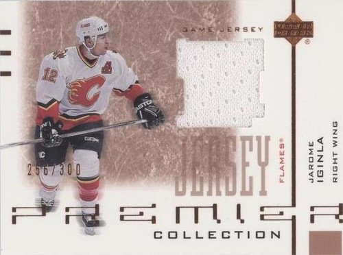 2001-02 Upper Deck Premier Collection - Jarome Iginla #B-JI