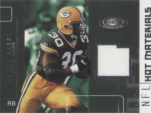 2002 Fleer Hot Prospects Ahman Green #HM-AG