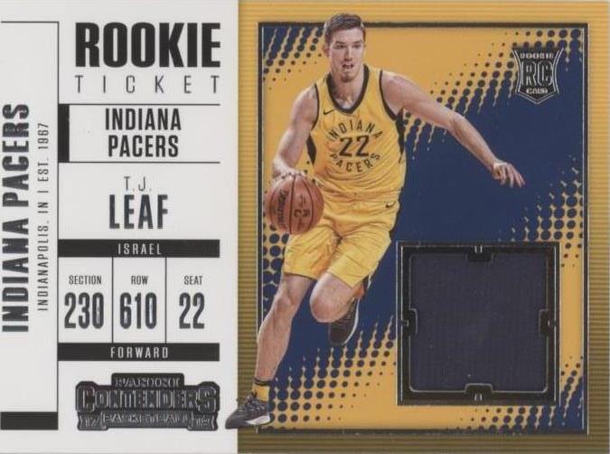 2017-18 Panini Contenders - T.J. Leaf #RTS-16