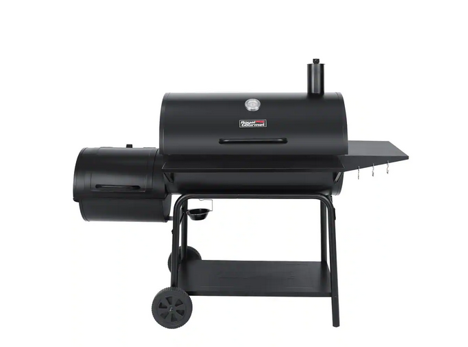 Royal Gourmet Charcoal Barrel Grill with Offset Smoker