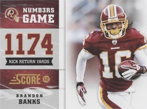 2012 Score Brandon Banks #13
