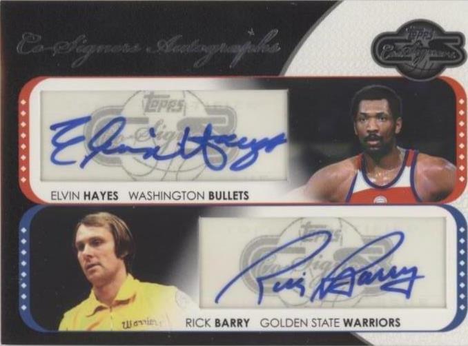 2008-09 Topps Co-Signers - Elvin Hayes/Rick Barry #CS-HB