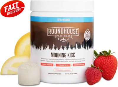 ROUNDHOUSE PROVISIONS by Chuck Norris Morning Kick Probiotic 30 Servings New Box
