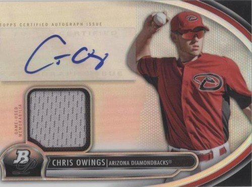 2013 Bowman Platinum - Chris Owings #AR-CO