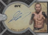 2018 Topps Museum Collection - Georges St-Pierre #MA-GSP